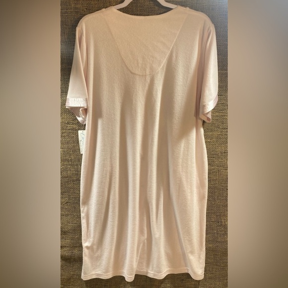 Collette by Miss Elaine Pink Short Sleeve Robe, Sz L, Snap Closure Vintage - Picture 2 of 12